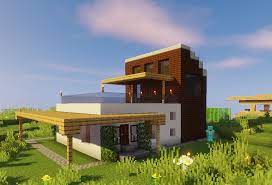 The eichler homes made modernist architecture mainstream and revolutionised the way americans imagined their houses across the xx and xxi century. My Friend Tried To Build A Modern Style House He S Only Been Playing For 2 Weeks Thoughts Minecraft