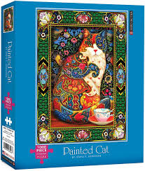 Experts say that challenging puzzles activate new parts of your brain to help you solve them. Amazon Com Willow Creek Press 1000 Piece Puzzle For Adults Painted Cat Tapestry Jigsaw Puzzle Toys Games