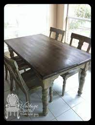 I waxed the chalk paint but am scared to try it as i have read horror. Staining On Top Of Chalk Paint To Create That Wooden Look Kitchen Furniture Refinishing Furniture Furniture Makeover