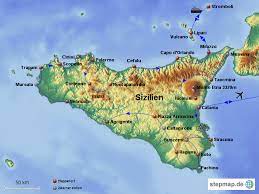Check spelling or type a new query. Stepmap Sizilien Landkarte Fur Italien