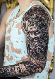 Full length portrait zeus tattoos. Zeus Tattoos Meanings Tattoo Designs Ideas