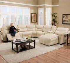 Cream or black full bonded leather modern sectional sofa. Franklin 413 Milano Sectional In Natural Bonded Leather 7240 25 Sectional Sofa With Recliner Reclining Sectional Leather Sectional Sofas