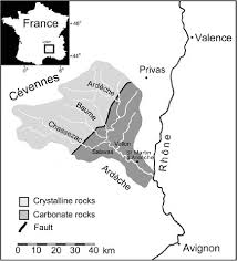 Claim a country by adding the most maps. The Ardeche River Drains The Cevennes Region Of The Massif Central Download Scientific Diagram