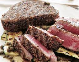 Grilled Salt And Pepper Tuna Recipe Food Republic Recipe Fish Recipes Food Grilled Tuna Recipes