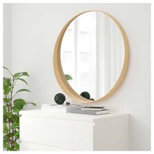 Stockholm Ash Veneer Mirror 80 Cm Ikea Runde Badezimmerspiegel Ikea Fensterputzmittel