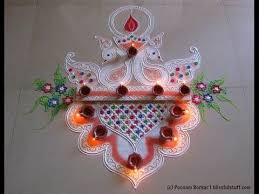 Diwali Special Beautiful And Unique Diya Rangoli Design Innovative Rangoli By Poonam Borkar Rangoli Designs Colorful Rangoli Designs Rangoli Designs Diwali