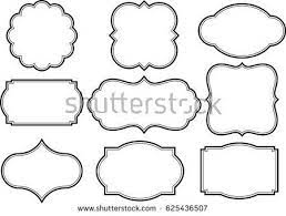 Vector Set Vintage Labels And Frame Etichette Vintage Cornici Cornici Fai Da Te