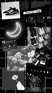 Black And Grey Aesthetic Collage Black White Aesthetic Iphone Wallpaper Black Aesthetic Wallpaper Aesthetic Pastel Wallpaper