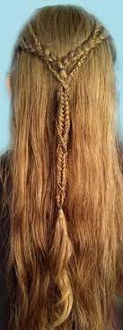 Pretty Elfish Braids Hair Inspiration Medieval Hairstyles Viking Hair