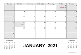 When these essential dates roll around, your calendar offers you a handy place to note the. 2021 Calendar With Holidays Pdf Free Printable Templates