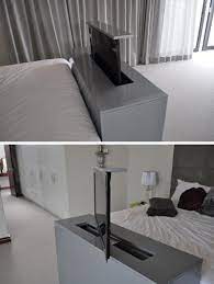 Increasingly, designers are opting for systems that hide the television when it's. 7 Ideas For Hiding A Tv In A Bedroom Hidden Tv Bedroom Bedroom Tv Stand Tv In Bedroom