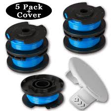 Ryobi 40v string trimmer line replacement. 5 Pack 1 Cover Line String Trimmer Replacement Spool For Ryobi 11ft 0 065 Autofeed Weed Eater String Replacement Spools For Ryobi 18v 24v And 40v Cordless Trimmers 5 Spool 1 Trimmer Cap Buy Online In