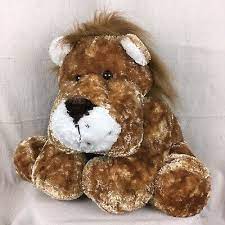 Lion Vintage Plushy Dan Dee Collectors Choice Stuffed Animal With Medallion 20 Ebay Purple Stuffed Animals Teddy Bear Stuffed Animal Bear Stuffed Animal