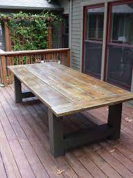 Outdoor Farmhouse Table Diy Outdoor Table Diy Patio