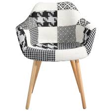 Fauteuil patchwork au meilleur prix. Chaise Anssen Patchwork Grise Achetez Les Chaises Anssen Patchwork Grises Rdv Deco