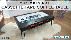 Taybles The Original Cassette Tape Coffee Table Project Video Thumbnail Cassette Tapes Coffee Table Cassette