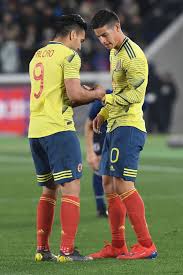 #radamel falcao #falcao #colombia nt #ø. Yokohama Japan March 22 Radamel Falcao L Of Colombia Hands The Captain S Arm Band To James Rodrig James Rodriguez Radamel Falcao James Rodriguez Colombia