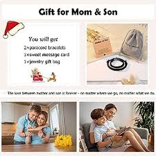 Amazon.com: PINKDODO Mother Son Gifts, Mother Son Bracelets To My Son 10 11  13 16 18 Year Old Boy Gifts, Son Gifts from Mom Birthday Valentines Back to  School Christmas Gifts for
