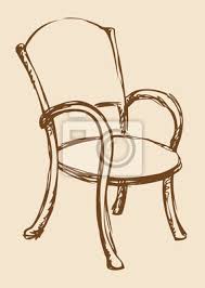 Au stade final lors de la fabrication d'une chaise longue, il est souhaitable d'éliminer les irrégularités et les irrégularités formées ou résiduelles avec une lime ou du papier de verre. Dessin Vectoriel Chaise En Bois Avec Accoudoirs Peintures Murales Tableaux Interieurs Du Dossier Doit Ameublement Myloview Fr