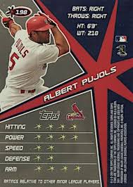 I have a 2001 albert pujols topps traded chrome rainbow refractor, how rare is this card and how many are in existence. Albert Pujols The Machine Rookie Cards All Time Greats