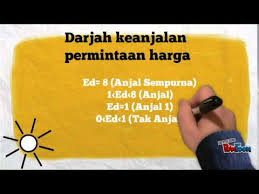 Keanjalan Permintaan Dan Penawaran Youtube