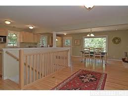 In the case of this deck, we used a solid stair stringer and attached the stringer to the deck using galvanized angle brackets for a very secure attachment and. Open Concept Basement Floor Plans With Stairs In Middle Novocom Top
