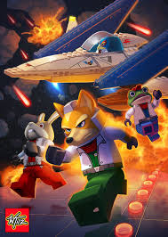 Lego Starfox By Westalbott On Deviantart Star Fox Fox Mccloud Fox Games