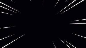 Comic line effect alpha channel.4k resolution.Ray Border looped  Animation.Cartoon dynamic speed line element