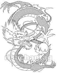 Dessins Gratuits A Colorier Coloriage Tatouage A Imprimer Dragon Coloring Page Chinese Dragon Tattoos Dragon Tattoo