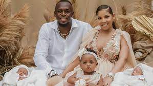 Just watch his face as he looks at the clock at the end of a race, his expression says it all. Usain Bolt And Partner Kasi Bennett Welcome Newborn Twin Sons Thunder And Saint Leo Cnn