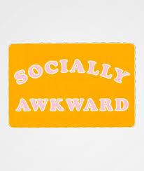 Jv By Jac Vanek Socially Awkward Sticker Zumiez Socially Awkward Awkward Jac Vanek