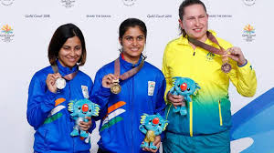 Manu bhaker shooter born on 18 february 2002, manu bhaker is an indian airgun shooter and manu had a liking for sports from a very small age and won many medals at the national level in. Manu Bhaker Wins A Gold In Shooting At The Commonwealth Games While She Is Still In School