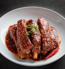 Korean Braised Pork Ribs Recipe Braised Pork Ribs Braised Pork Pork