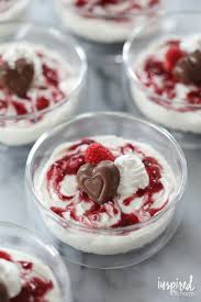 No Bake Chocolate Raspberry Cheesecakes