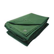 The canvas tarp material is not strong enough to withstand the pulling force from wind generated while in transit. 15 X 20 Green Canvas Tarp 10oz