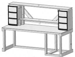 Designed by n9nbn, sketched by kd8kuf #ham_radio_desk. Build Ham Radio Desk Plans Diy Pdf Wood For Woodworking Projects Nondescript64alj