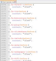 Is the icon you're trying to use available in the version of font awesome you are using on your project? Use Font Awesome Icon In Qt Programmer All