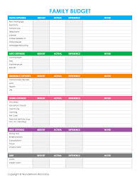 Free Printable Family Budget Worksheets Family Budget Worksheet Budgeting Worksheets Family Budget