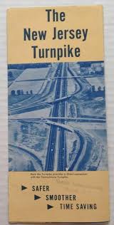 vintage travel brochure new jersey turnpike booklet and toll