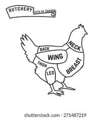 When food enters the beak of a chicken, it immediately begins being broken down by saliva (chickens don't have teeth). Cuts Chicken Butcher Diagram Vector Illustration Stock Vector Royalty Free 271487219