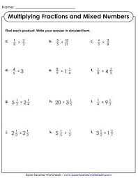 Book 1 teaches fraction concepts, book 2 teaches multiplying and dividing, book 3 teaches adding and subtracting, and book 4 teaches mixed numbers. Multiply Fractions Mixed Numbers Multiplying Fractions Fractions Worksheets Multiplying Fractions Worksheets