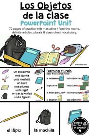 Spanish Classroom Objects Powerpoint Unit Teachers Need Lesson Plans Fu Spanish Teaching Resources Spanish Classroom Objects Middle School Spanish Lessons