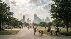 Dallas tuvo una jornada de calor intenso y nubosidad