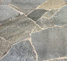 Luca Crazy Paving Natural Stone Flooring By Eco Outdoor Is Ideal For High Traffic Areas And Its Non Slip Natural Stone Flooring Flagstone Flooring Crazy Paving