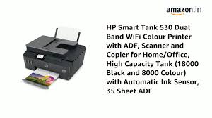 G4010 series mp drivers ver.1.01 (windows). Hp Smart Tank 530 Dual Band Wifi Colour Printer With Adf Scanner And Copier For Home Office High Capacity Tank 18000 Black And 8000 Colour With Automatic Ink Sensor 35 Sheet Adf
