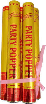 generic big size golden party poppers ...