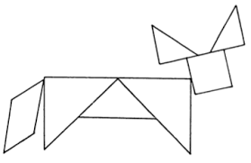 The first page is the tangrams. Free Pdf Printable Christmas Tangram Puzzle