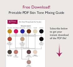 Skin Color Mixing Chart Www Bedowntowndaytona Com