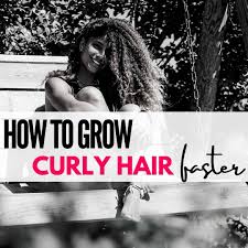 1 ﻿ a simple way to stimulate hair growth at home is to give yourself a scalp massage. How To Grow Out Short Curly Hair Faster The Best Curly Growth Tips Curly Bun Mom