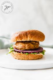 If you follow the air fryer frozen burger patty method, your burger patty will come out perfectly cooked at medium rare. Baked Turkey Burgers The Gracious Pantry Clean Eating Recipes